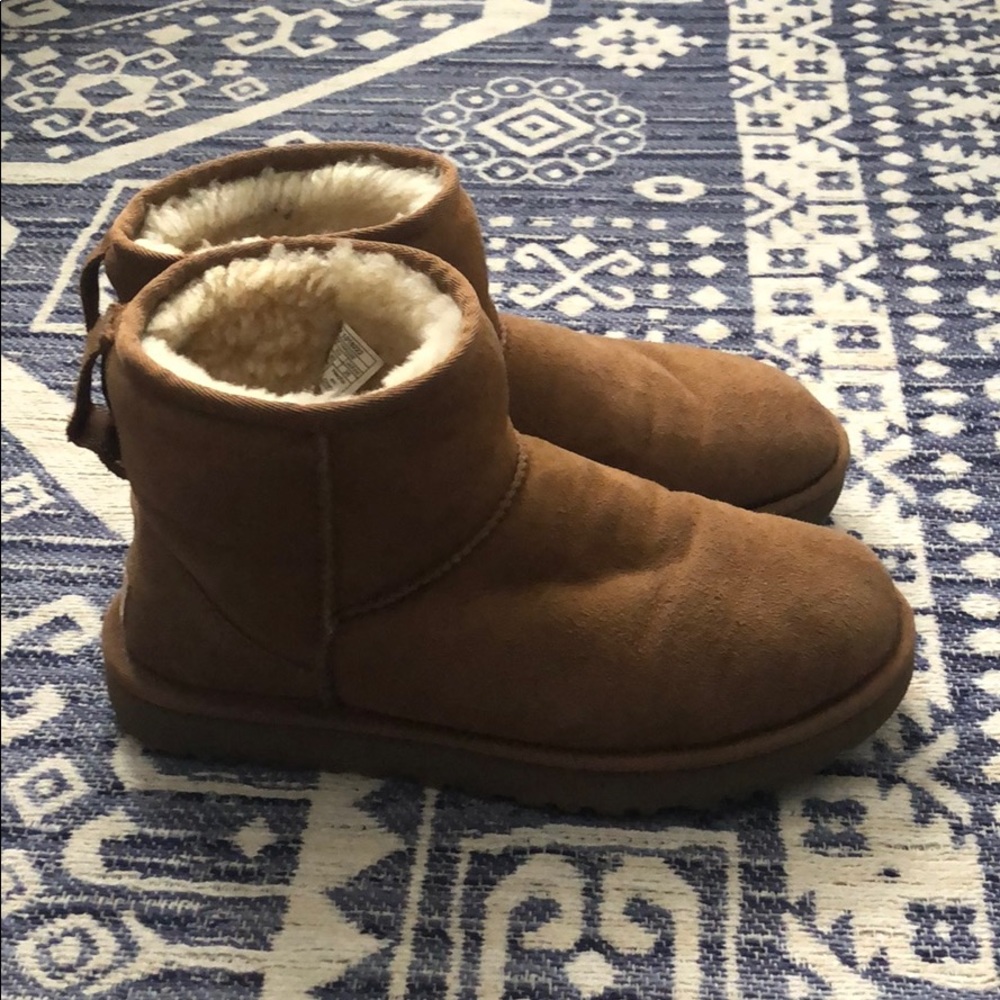 UGG Classic Mini in chestnut brown